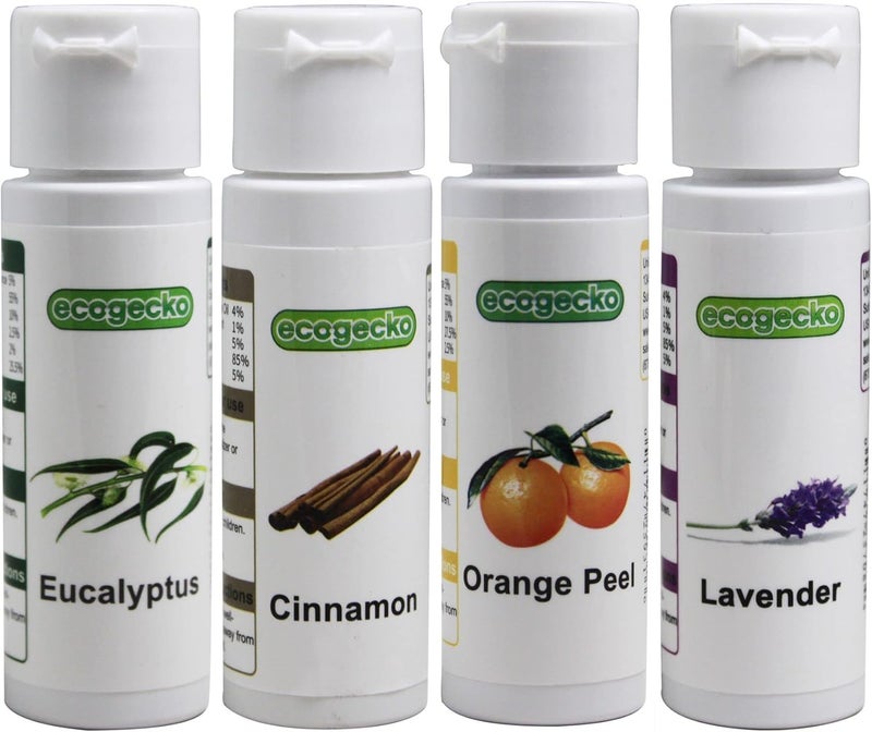 EcoGecko Fragrant Aroma Oil Set - 4 Scent Pack for Home Fragrance and Air Freshening - Image 1